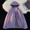 Chaqueta Abrigo para Hombre y Mujer de Primavera y Otoño Ropa de Trabajo Casual para Exteriores Traje de Montañismo Tres en Uno Cortavientos Salpicaduras de Agua Rushtop