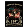 Producto Nuevo Transfronterizo 2026 Día de la Independencia Americana 250º Aniversario Bandera de Jardín Nueva Decoración Exterior para Patio Tela al por Mayor