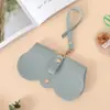 Bolsa de almacenamiento para gafas de cuero PU con cordón de moda portátil, clip para gafas, bolsa para gafas de sol, cubierta protectora, bolsa para gafas al por mayor