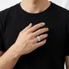 Anillo de Moissanita Personalizado y de Moda de Lujo Ligero, Anillo para Hombre de Plata 925 que No se Desvanece, Anillo de Nicho de Gama Alta al por Mayor