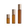 Frasco com Rolo de 1/2/3/5/10ml com Tampa Dourada, Frasco para Óleo Essencial, Frasco Reutilizável, Frasco de Óleo Essencial com Fundo Espesso de 2ml, Transfronteiriço