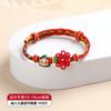 Pulsera de Cuerda Colorida del Festival del Bote Dragón Tejida a Mano Cuerda de Mano DIY Festival de Mayo Colorido Zongzi Cuerda de Mano Regalo para Amigos