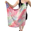 Pañuelo para la cabeza con diseño original pintado a mano tipo graffiti para chicas atrevidas, banda para el pecho Y2K, pañuelo cuadrado multifuncional de verano para calle hip-hop para mujeres