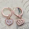 Pendientes de estrella de cinco puntas de oro real con baño directo de Europa y Estados Unidos, accesorios femeninos, temperamento retro, micro incrustaciones de circonita, fabricantes al por mayor