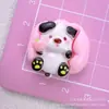 Perro Pacha Rosa de Dibujos Animados Accesorios de Resina DIY Pegamento de Crema Funda para Teléfono Móvil Pasador Diadema Agujero para Vaso de Agua Zapato Papelería