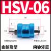 Válvula Manual Deslizante Hsv-08 Válvula Mecánica Válvula Deslizante Interruptor Neumático Componente Neumático Filtro Interruptor Manual