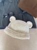 Ins Suave Glutinoso Estilo Japonés Lindo Hecho a Mano Oreja de Oso Sombrero de Lana para Mujer Otoño e Invierno Cálido Protección para las Orejas Enrolladas
