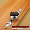 Maçaneta de Porta de Armário de Móveis Estilo Desenho Animado Americano Maçaneta de Armário para Quarto de Crianças Alça Preta Simples Moderna para Porta de Armário Guarda-roupa