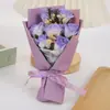 Presente de Aniversário Dia dos Namorados mini 7 Rosas Tamanho Polegar Sabonete Flores Preservadas Gipsofila Flores Secas Atacado Transfronteiriço