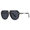 2024 Comercio Exterior Transfronterizo Nuevas Gafas de Sol Modernas Retro de Montura Grande para Hombre Viento INS Street Shooting Gran Marca Tinta LH178