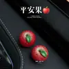 Decoração de Tela de Painel de Carro Estilo Maçã Curativa, Enfeite de Maçã Fofo para Mulheres, Decoração de Espelho Retrovisor Interno
