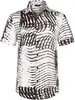 Nueva Camisa Casual Holgada Estilo Hawaiano con Estampado Floral Juvenil