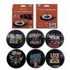 Posavasos de vinilo retro para CD, tapete de plástico para barra de cerveza, tapete para taza de café, productos transfronterizos, venta directa de fábrica
