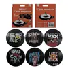 Posavasos de CD Muy Retro, Tapetes para Cerveza de Disco de Vinilo, Posavasos de Plástico para Café y Té, Productos Transfronterizos, Venta Directa de Fabricantes