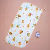Toalha pequena para bebê atacado seis camadas toalha infantil gaze de algodão toalha de rosto estampada toalha de soluço gancho plissada toalha infantil