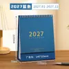 Calendário 2027 Ano do Carneiro Estilo Chinês Vazado Calendário de Check-in de Ano Novo Ornamento de Mesa Calendário de Publicidade Empresarial Logotipo Personalizado