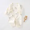 Enterizo para Bebé Estilo Otoño y Primavera Pijama Algodón Puro Clase A Ropa para Recién Nacidos Capa Base para Bebé Invierno y Otoño Traje de Harem de Manga Larga