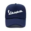 Serie de estampado de letras Vespa grupo de gorra de red de esponja estudiantes compran gorra de pico de pato impresión de LOGO personalizado moda hombres y mujeres