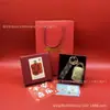 Chaveiro de Ouro Puro 999 Riqueza Garantida Pingente de Bolsa Dourada Decoração Live Tiktok Pequeno Presente Atacado
