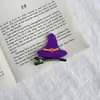 2026 Nuevo Sombrero de Mago Calabaza de Halloween Diadema Festival Broma Divertida Goma para el Cabello Lado Calavera Pinza para el Cabello Accesorios para el Cabello