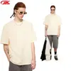 Camiseta Masculina Básica Estilo Americano Bk Cooling Cor Sólida 235g Algodão Puro Manga Curta, Casual Solta Tendência Marca Masculina Manga Curta.