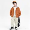 Chaqueta con capucha para niños Otoño 2026 Nueva Moda Chaqueta Deportiva para Niños para Niños Estilo Moderno Primavera y Otoño