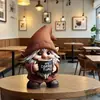 Gnomo de Bebida de Café Tridimensional Novo Transfronteiriço Decoração de Casa Ornamento de Mesa Artesanato de Resina