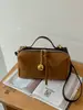 Bolso de mano retro para otoño e invierno, nuevo bolso de hombro mate de moda para mujer 2026, bolso cruzado de gamuza para ir al trabajo