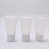 En stock jabón de manos para hotel gel de ducha champú material de embalaje manguera de plástico PE transparente 30ml 50ml se puede etiquetar