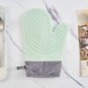 Guantes de horno aislamiento térmico resistentes a altas temperaturas cocina especial microondas horno horneado silicona engrosada Anti-quemaduras anti-calor antideslizante vaporera