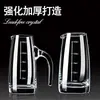 Dispensador de Baijiu de Vidrio Engrosado Olla de Vino Jarra Pequeña para el Hogar Decantador de Licor para Restaurante Copa de Vino Pequeña