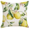 Fábrica Mayorista de Fundas de Almohada de Lino Serie Verano Limón Amazon Transfronterizo Funda de Almohada para el Hogar para Diseñar
