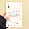 Soporte de espejo de estrella de dopamina estilo graffiti coreano y japonés adecuado para fundas de teléfono, tabletas, espejos de escritorio de maquillaje y decoraciones de refrigerador