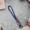 Correa Creativa y de Moda para Teléfono Cruzada con Hebilla Metálica, Bloques de Color, Nudosa, Colorida Antiperdida para Pareja, Correa Larga para el Cuello