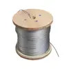 Cabo de Aço Galvanizado de Fio Único, Corda de Amarração para Construção, Proteção para Puxar Fios, Cabo de Aço Inoxidável Resistente a Óleo para Guindaste