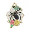 Transfronterizo 125 Goteo de aceite Fantasma de Halloween Calavera Murciélago Muerte Colgante DIY Pulsera Llavero Colgante de Joyería