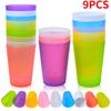 Vasos de Plástico de Gran Capacidad, Vasos Coloridos para Bebidas, Juego de Vasos para Cerveza, Vaso para Cepillo de Dientes Anticaídas, Vaso para Enjuague Bucal, Alto Valor Estético