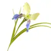 Toque Simulado Silicone Algodão Orquídea Íris Irlandesa Alice Estilo Francês Modelo de Casa Sala de Estar Arranjo de Flores para Casamento Atacado