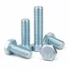 Tornillos hexagonales externos de hierro grado 8.8 zincado blanco-azulado al por mayor pernos hexagonales externos tornillos de cabeza hexagonal M4M5M6M8M10