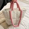 Bolsa de Algodón de Moda para Ropa, Estilo Nuevo, Versátil, Bolso de Mano de Gran Capacidad, Portátil, para el Trabajo, Bolso de Hombro de Moda para Mujer para Salidas