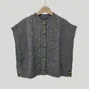 Chaleco Cardigan de Punto con Botones Estilo Japonés para Mujer 2026 Chaleco Suéter Suave y Delicado Estilo Coreano para Mujer