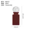 Venda Direta de Fábrica Frascos de Perfume Aveludados 30/50ml Feitos Sob Medida Frascos de Vidro Transparentes para Dispensar Perfume Frascos de Vidro