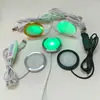 Suministro Transfronterizo de Luces LED Redondas Ulrafinas USB 5V Focos de Montaje Superficial Pantallas de Exhibición de Modelos 3D Gabinetes de Armario Gabinetes de Vestidor Luces para Gabinete de Vino
