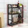 Prateleira de temperos para cozinha, porta-hashis e facas, organizador de temperos multifuncional para bancada, prateleira de temperos de várias camadas
