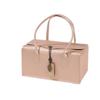 Nova Estilo Caixa de Presente Acompanhante Bolsa de Mão de Luxo Leve Vintage Artigos de Ano Novo Caixa de Presente Design Dobrável Caixa de Presente Embalagem de Couro