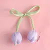 Fita para decoração de bolo do Dia dos Namorados Chinês, botão de tulipa, laço, vela, cartão em forma de coração, topo, inserção