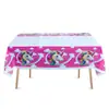 Toalha de Mesa de Festa Desenho Animado Festa de Aniversário Descartável Pe Retangular Piquenique Aniversário Plástico Decoração Centenas de Estilos