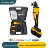 Rebarbadora angular elétrica de lítio sem escovas DW máquina de polir recarregável máquina pequena de corte e polimento doméstica atacado de fábrica