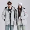 Nueva pareja de ropa de trabajo al aire libre, ropa de trabajo transfronteriza, chaquetas de invierno para hombre, chaquetas gruesas para hombre y mujer, tendencia de moda para parejas