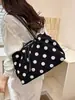 Bolso de Lunares para Mujer, Gran Capacidad, Nuevo Estilo Primavera 2026, Bolso de Hombro Cruzado Casual Simple, Bolso de Viaje para Oficinistas